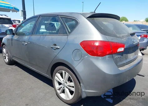 2012 Kia Forte Sx from USA, damaged, VIN KNAFW5A38C5621943